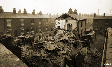 Bomb Damage on Matthew Street 9 January 1941