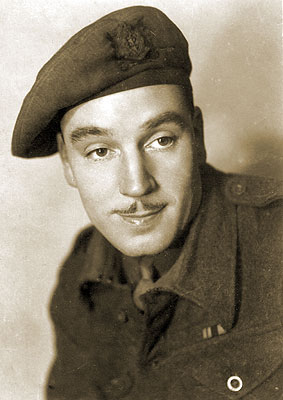 Studio portrait of Ernest at the end of the War