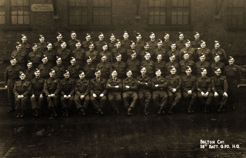 Bolton Company, 58th Battalion, GPO Home Guard - East Lancashire Regiment