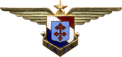 Free French Air Force badge