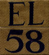 Bolton GPO Home Guard shoulder flash - East Lancs Rgt - 58th Batallion