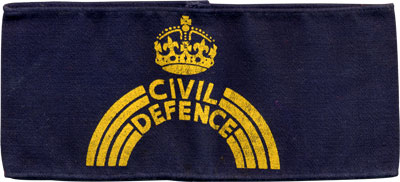 Printed Civil Defence armband