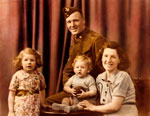 Edith and her family at the outbreak of War