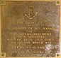 Loyal Regiment memorial plaque in Bolton Parish Church
