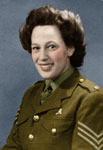 Edith as a Sergeant 1946